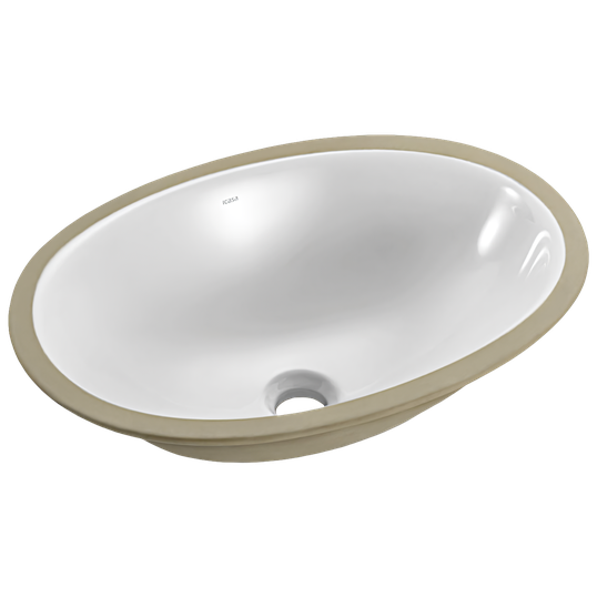 CUBA DE EMBUTIR OVAL ICASA 49 X 36CM IL6 00 BRANCO