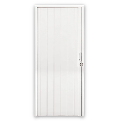 PORTA SANFONADA EM PVC AUCTI BRANCO 2,10x0,70m