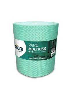 PANO MULTIUSO ROLO 28CM X 300M - 33253 - VERDE - UN - NOBRE