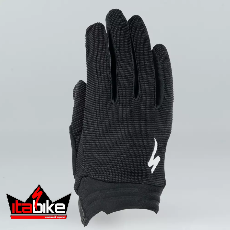 Luva Specialized Dedo Longo BG Trail Preta Infantil