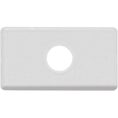 MÓDULO TRAMONTINA TAMPO COM 1 FURO 9.5MM REF. 57115/092 BRANCO