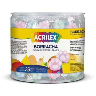 BORRACHA PATA DE GATO GRANDE  - CX 36 - ACRILEX