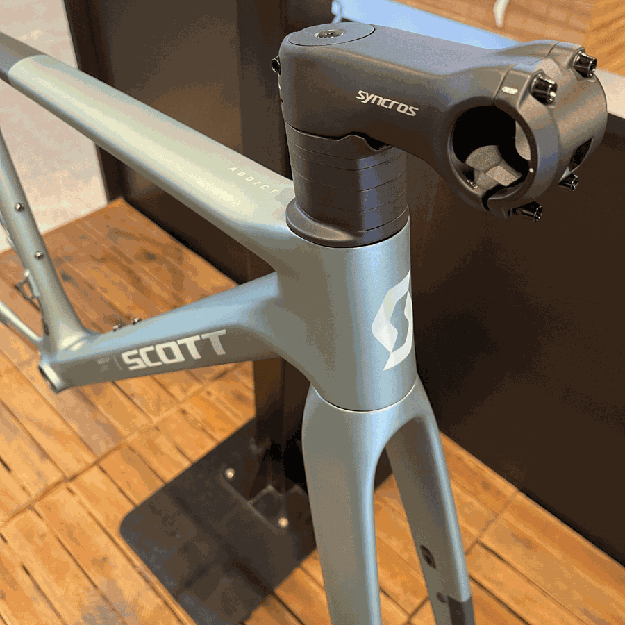 Quadro SCOTT em Carbono ADDICT HMF verde metálico