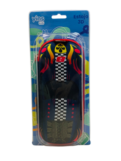 ESTOJO ESCOLAR INFANTIL FIRE RACER - YS42643 - UN - YINS KIDS