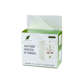 ADAPTADOR TOMADA UNIVERSAL XC-ADP-58  - BRANCO - UN - X-CELL