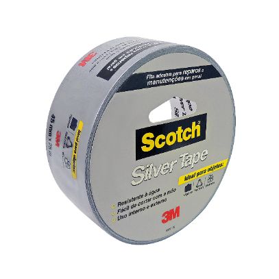 FITA SILVER TAPE 3M SCOTCH 45x25