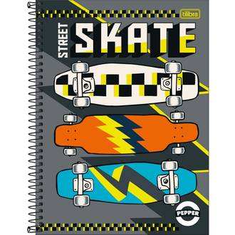 CADERNO UNIV CAPA DURA 10X1 160FLS - PEPPER - PCT 4 - TILIBRA
