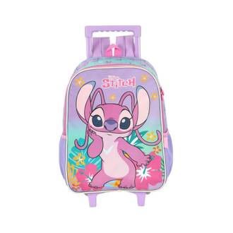 MOCHILA C/RODAS STITCH IC42382SC - INFANTIL - ROXO - UN - LUXCEL