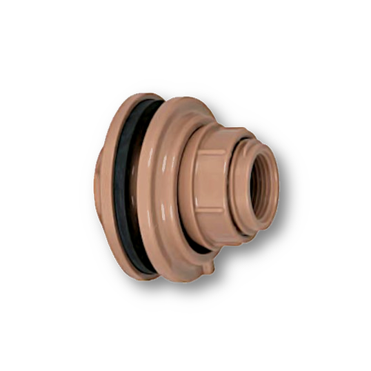 ADAPTADOR DE PVC SOLDÁVEL COM FLANGE AUTOAJUSTÁVEL AMANCO 50MMx11/2