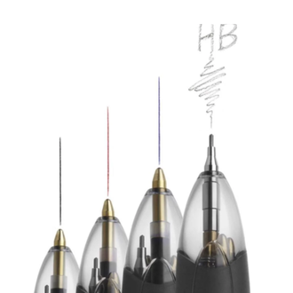 CANETA ESFEROGRAFICA RETRATIL 4 CORES + LAPISEIRA + LAMINA 0,7MM   - CX 12 - BIC
