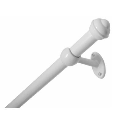 VARAO CORTINA BRANCO 19mmx1,5m COMPLETO NACIONAL