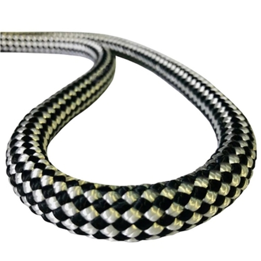 CORDA SEMI ESTATICA 11MM HARPIA PAMPA (O METRO) BRANCO/PRETO