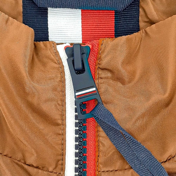 JAQUETA MASCULINA CORTA VENTO CAQUI TOMMY HILFIGER