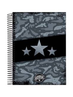 CADERNO UNIV CAPA DURA 10X1 160FLS - ADVENTURE - UN - JANDAIA
