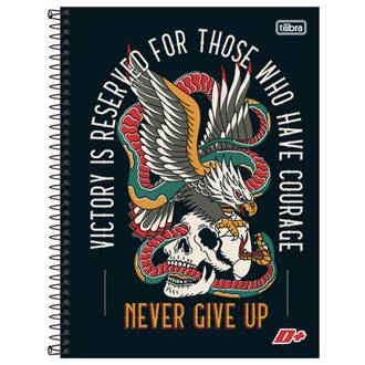 CADERNO UNIV CAPA DURA 10X1 200FLS - MAIS+ - UN - TILIBRA