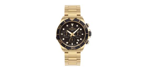 Kit Technos Masculino Acqua Dourado e Preto