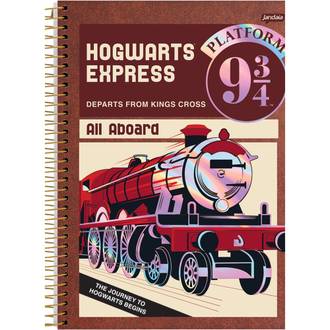 CADERNO UNIV CAPA DURA 10X1 200FLS - HARRY POTTER - UN - JANDAIA