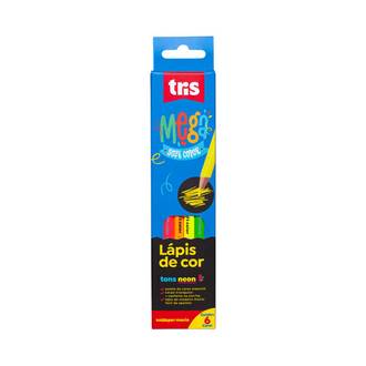 LAPIS DE COR NEON 6 CORES - UN - ACRILEX