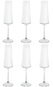 Conjunto 6 Taças de Cristal Ecológico Bohemia Xtra para Espumante 210ml
