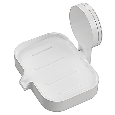 SABONETEIRA COM ADESIVO ASTRA BRANCA