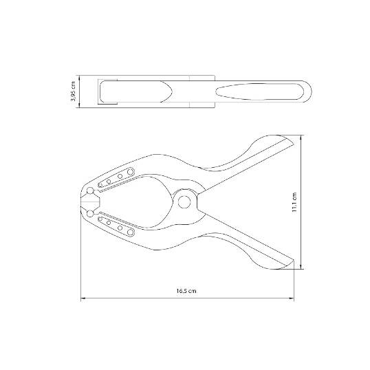 GRAMPO PLASTICO 2 TRAMONTINA REF. 43192/002