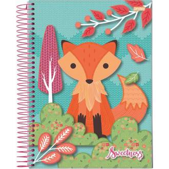 CADERNO UNIV CAPA DURA 12X1 192FLS - SWEETNESS - UN - JANDAIA