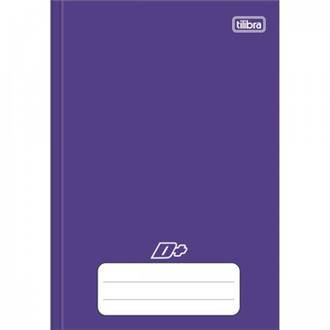 CADERNO 1/4 BROCHURA CAPA DURA 96FLS - D+ COLOR - ROXO - PCT 10 - TILIBRA