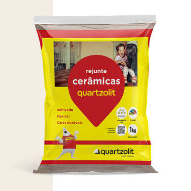 REJUNTE CERÂMICAS QUARTZOLIT BRANCO 1.0KG