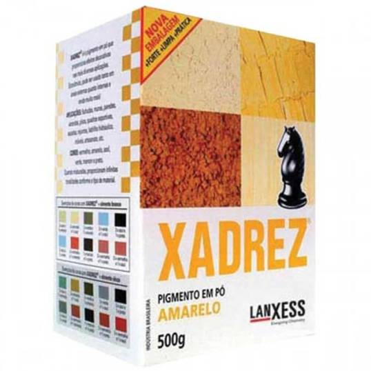 PIGMENTO EM PÓ XADREZ  AMARELO 500g