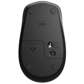 MOUSE S/FIO USB M190 910-005902 - PRETO - UN - LOGITECH