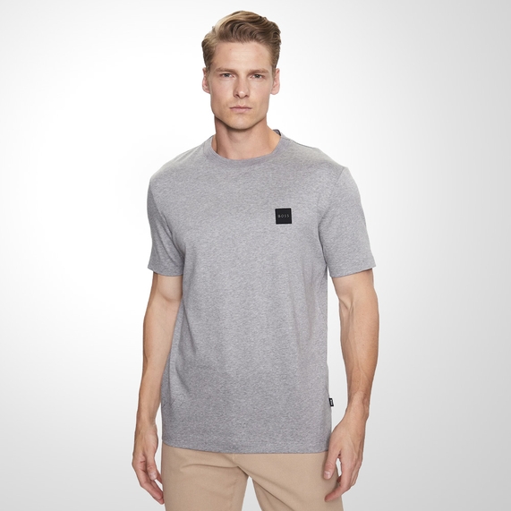 CAMISETA MASCULINA REGULAR FIT TIBURT 278 CINZA BOSS