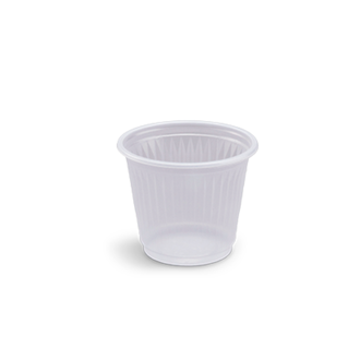 COPO DESCARTAVEL C/100 PS - CT - 050 - 50ML - TRANSPARENTE - UN - TOTALPLAST