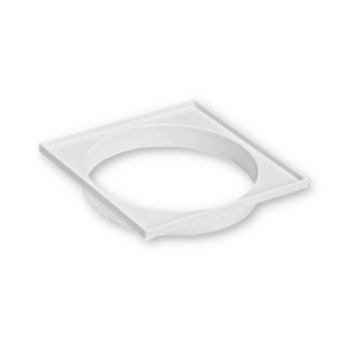 PORTA GRELHA QUADRADO BRANCO AMANCO 150 MM