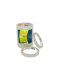 FITA ADESIVA 12X40 2215 - TRANSPARENTE - PCT 10 - KORETECH