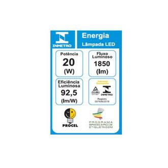 LAMPADA LED TUBULAR 20W BIVOLT 6500K - 120CM - BRANCA - UN - ELGIN