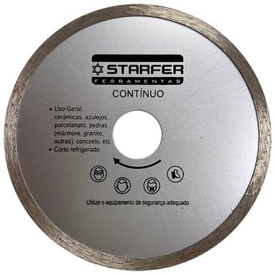 DISCO DIAMANTADO STARFER 4.1/2 CONTÍNUO REF. 01265008