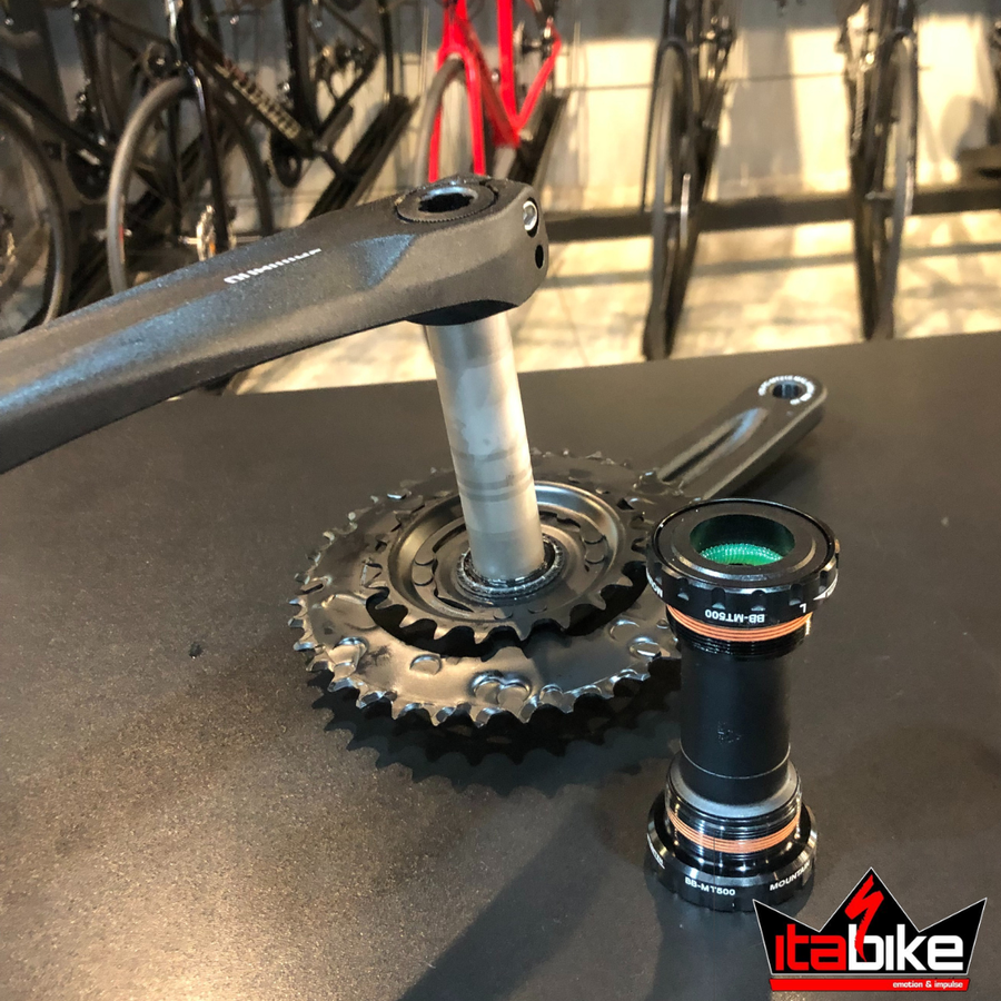 Pedivela Shimano Original Altus FC-MT210 2C Preto
