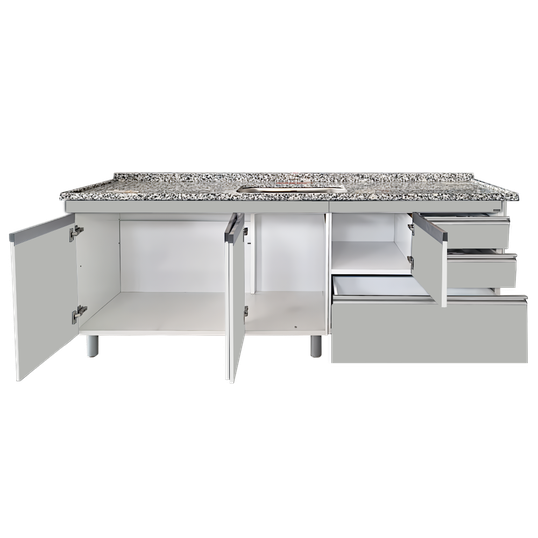 GABINETE COLISEU PARA COZINHA 1.95 M RORATO BRANCO