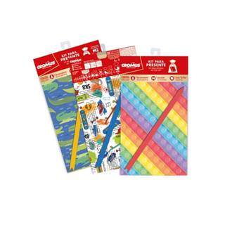 KIT SACO PARA PRESENTE C/1 INFANTIL/JUVENIL - 350407 - 25x37 - UN - CROMUS