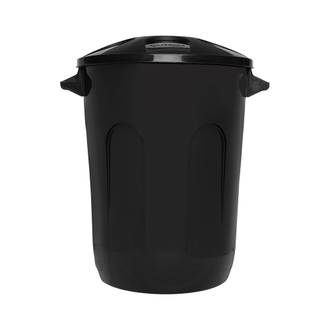 CESTO DE LIXO  C/TAMPA 60L - 3079 - PRETO - UN - JAGUAR