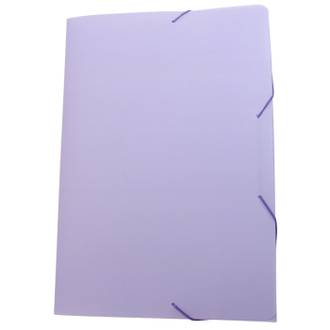 PASTA ELASTICO PLASTICA OFICIO /SERENA - 0246 - LILAS PASTEL - UN - DELLO