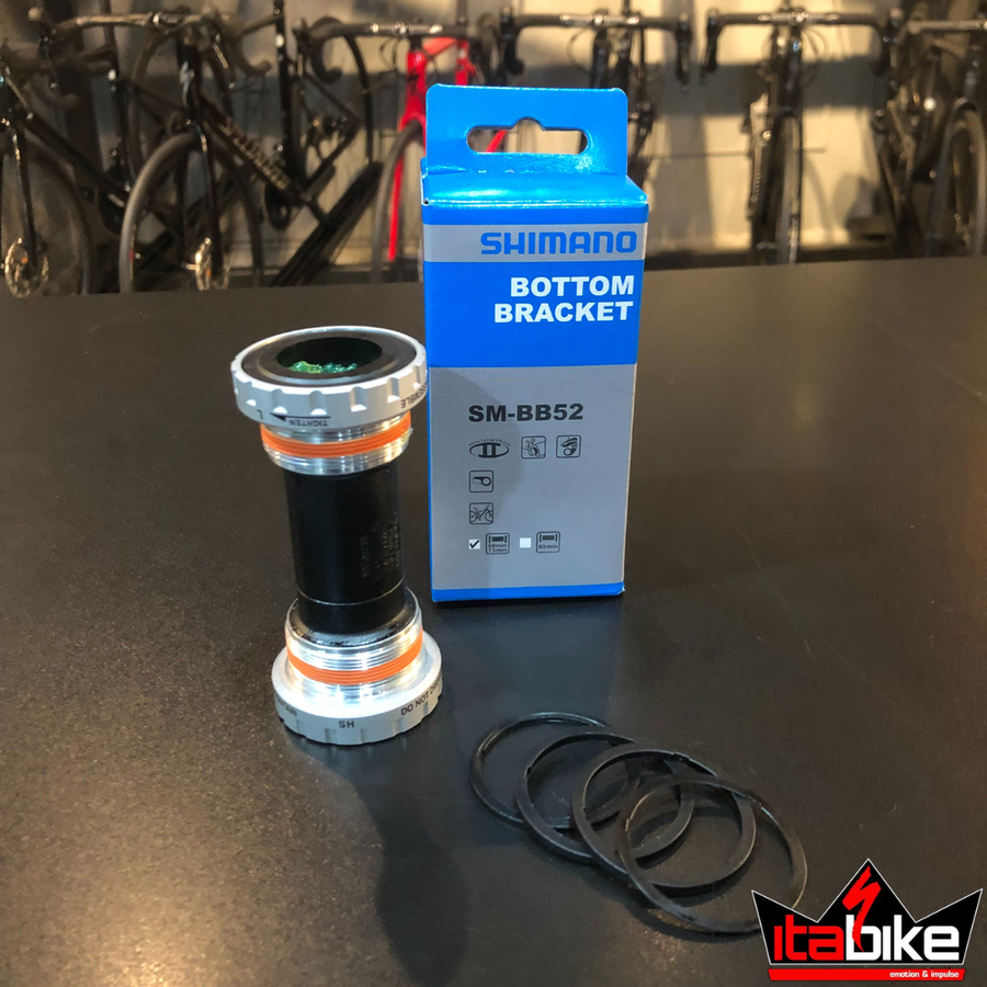 Movimento Central Shimano Original SM BB52 Hollowtech Integrado