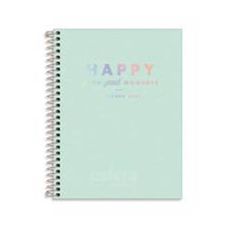 CADERNETA ESPIRAL CAPA DURA 80FLS - HAPPY - PCT 4 - TILIBRA