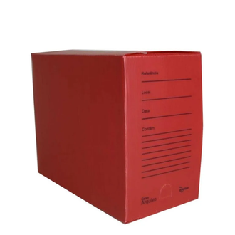 ARQUIVO MORTO GIGANTE 385X300X185MM - 2605 - VERMELHO - UN - ALAPLAST
