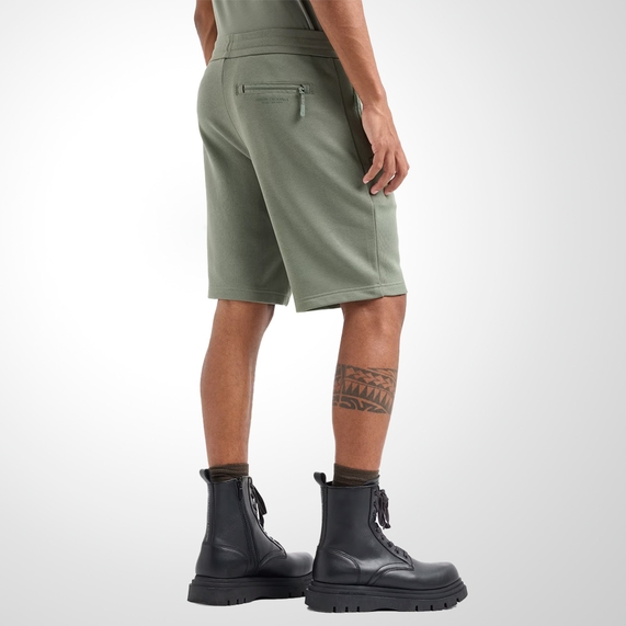 BERMUDA ARMANI EXCHANGE MILANO NEW YORK EM ALGODÃO FRENCH TERRY  VERDE