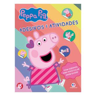 LIVRO ADESIVOS E ATIVIDADES PEPPA PIG - UN - CIRANDA CULTURAL
