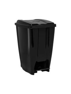 LIXEIRA PLASTICA C/PEDAL 7L - 3070 - PRETO - UN - JAGUAR