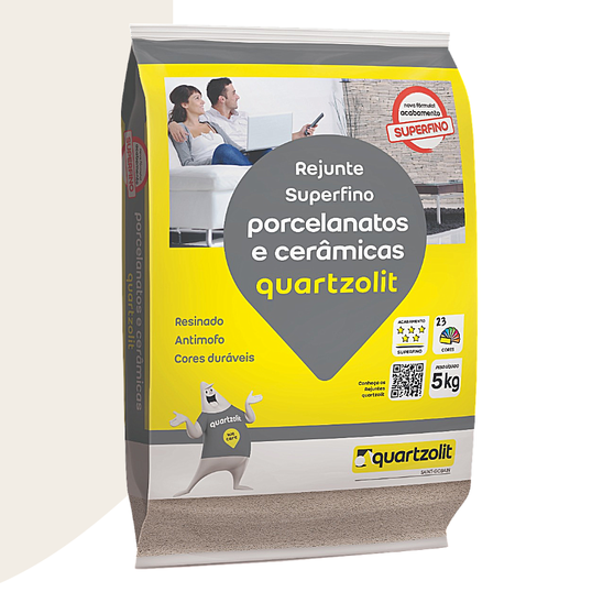 REJUNTE PORCELANATOS QUARTZOLIT BRANCO 5.0KG