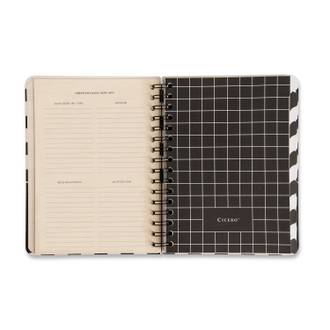 PLANNER PERMANENTE CLASSICO E A5 / PRETO 8973 - UN - CICERO
