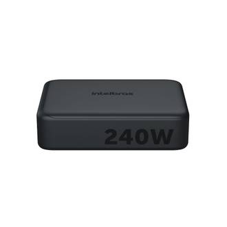 CARREGADOR TOMADA 4 USB DESKTOP 240W - EC40 - PRETO - UN - INTELBRAS